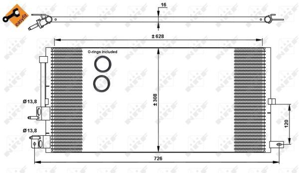 Condenser, air conditioning 35885