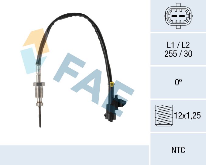 Sensor, Abgastemperatur
