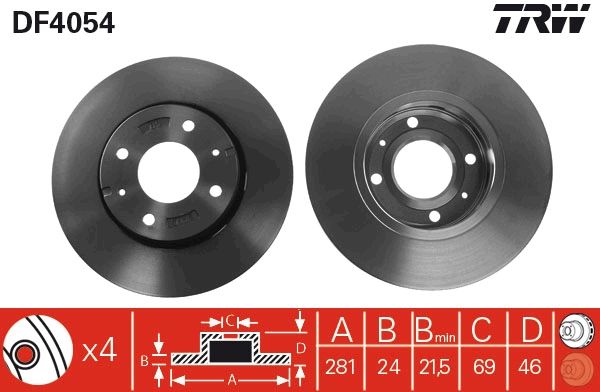 PAIRE DE DISQUES  9900