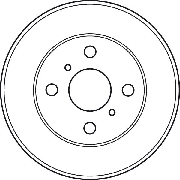 TRW BRAKE DISC - TWIN PACK - TecDoc 2