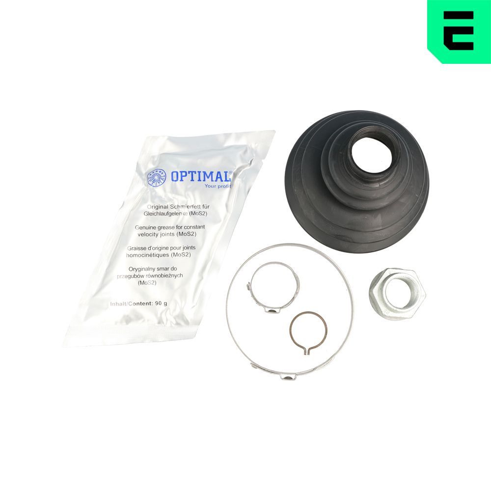 Faltenbalgsatz, Antriebswelle