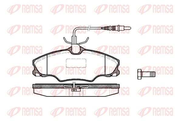 Brake Pad Set, disc brake 0603.04