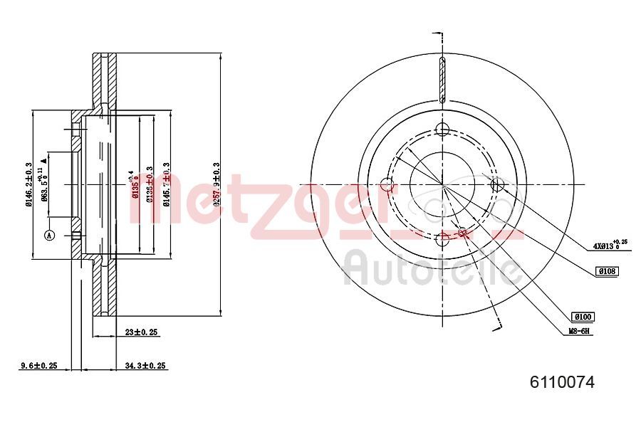 Brake Disc 6110074