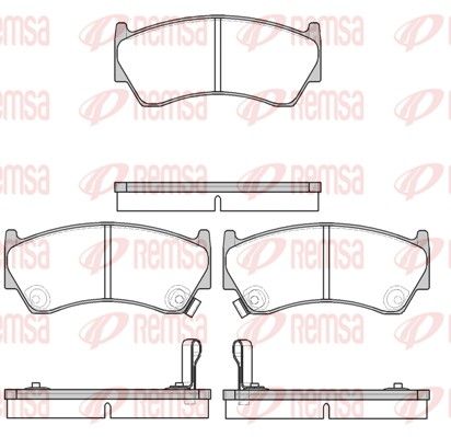 Premium Front Brake Pad Set Premium Front Brake Pad Set