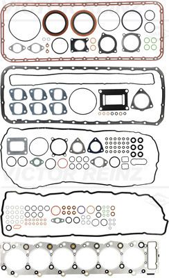 Juego completo de empaques, motor