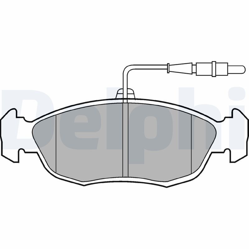 Brake Pad Set, disc brake LP793