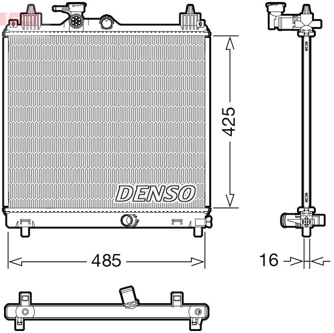 Radiador, refrigeración del motor