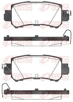 Premium Rear Brake Pad Set Premium Rear Brake Pad Set