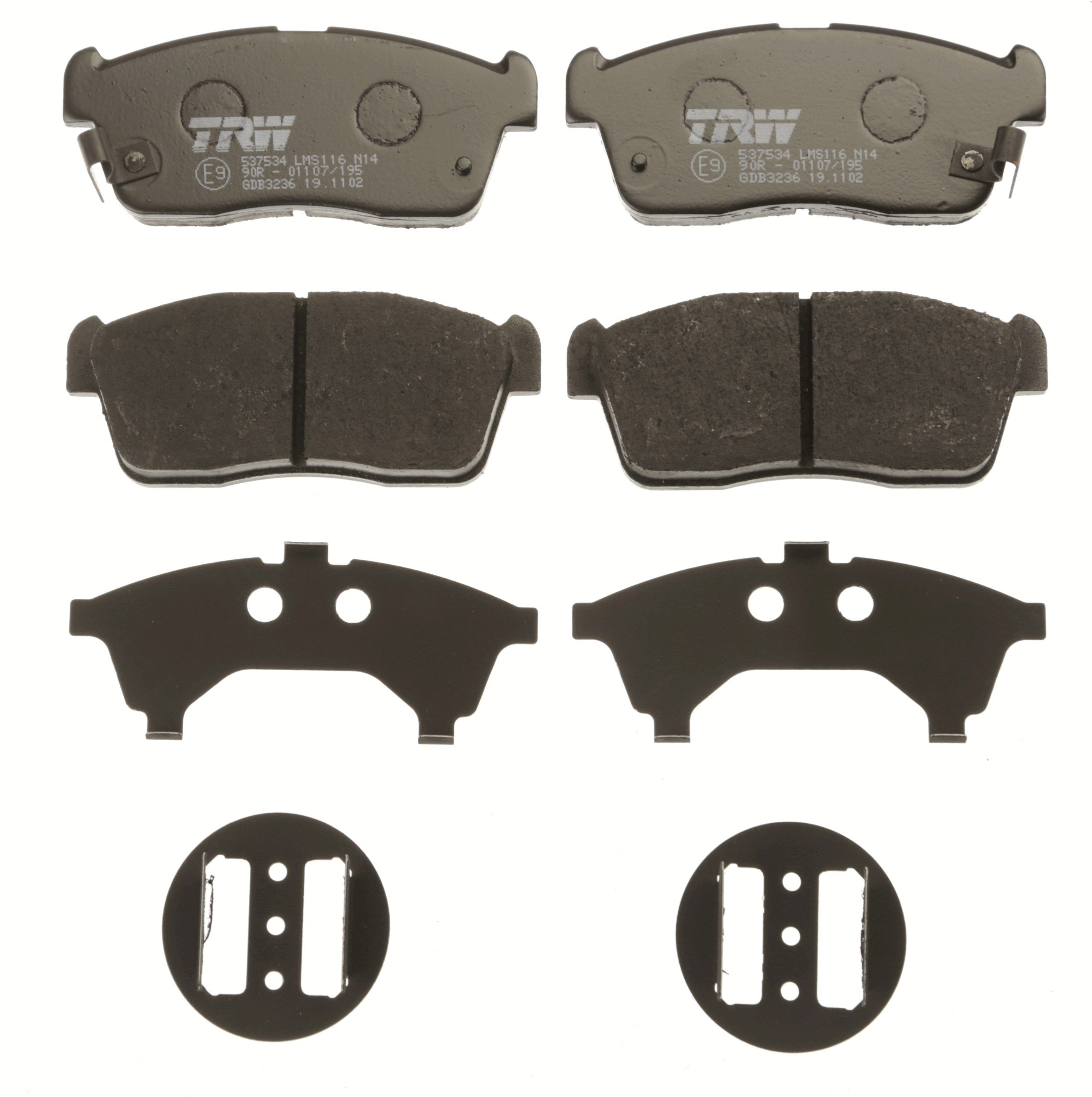 TRW DISC BRAKE PADS - TecDoc 2