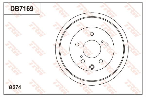 TRW BRAKE DISC - TecDoc Only