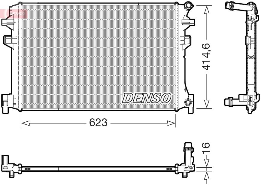 DENSO DRM02048 - K&uuml;hler, Motork&uuml;hlung