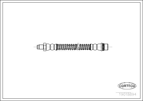 FLEXIBLE DE FREIN PEUGEOT-PEUGEO  0705