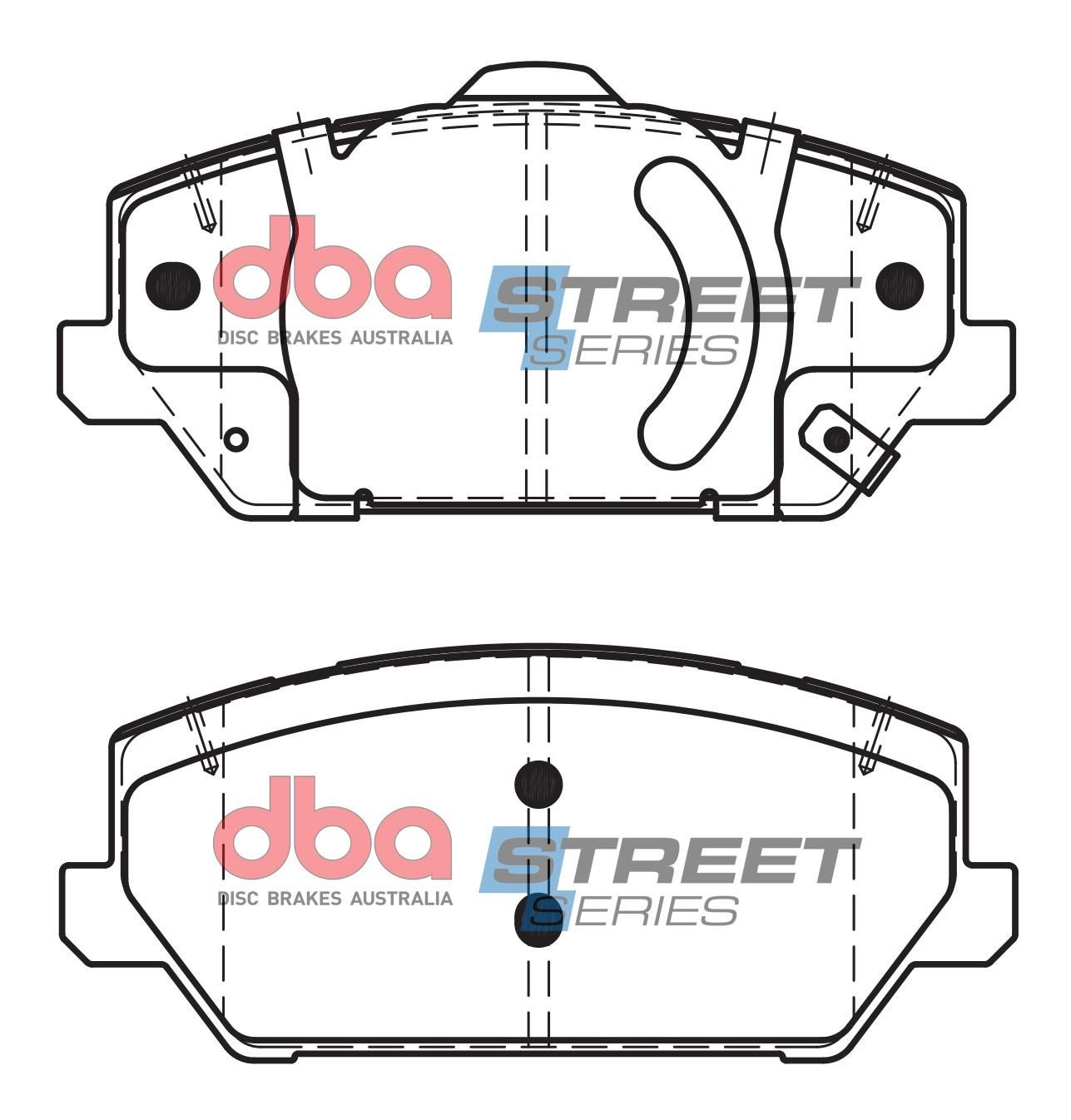 DBA SS STREET SERIES BRAKE PADS [  Hyundai I30N / Veloster 2018  - On F ] - TecDoc Only