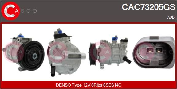 CAC73205GS CASCO Genuine kompresszor, klíma