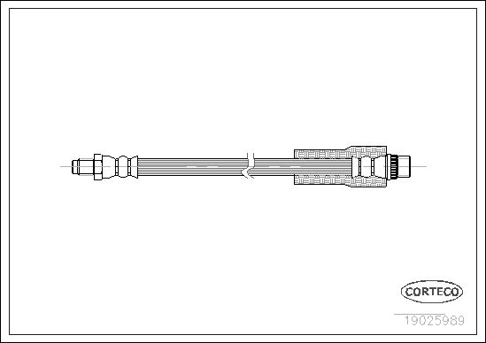 FLEXIBLE DE FREIN RENAULT L.T. T  0705