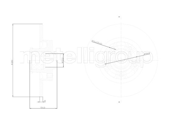 METELLI 23-1798 - Bremsscheibe