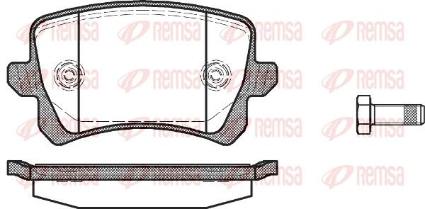 Premium Rear Brake Pad Set Premium Rear Brake Pad Set