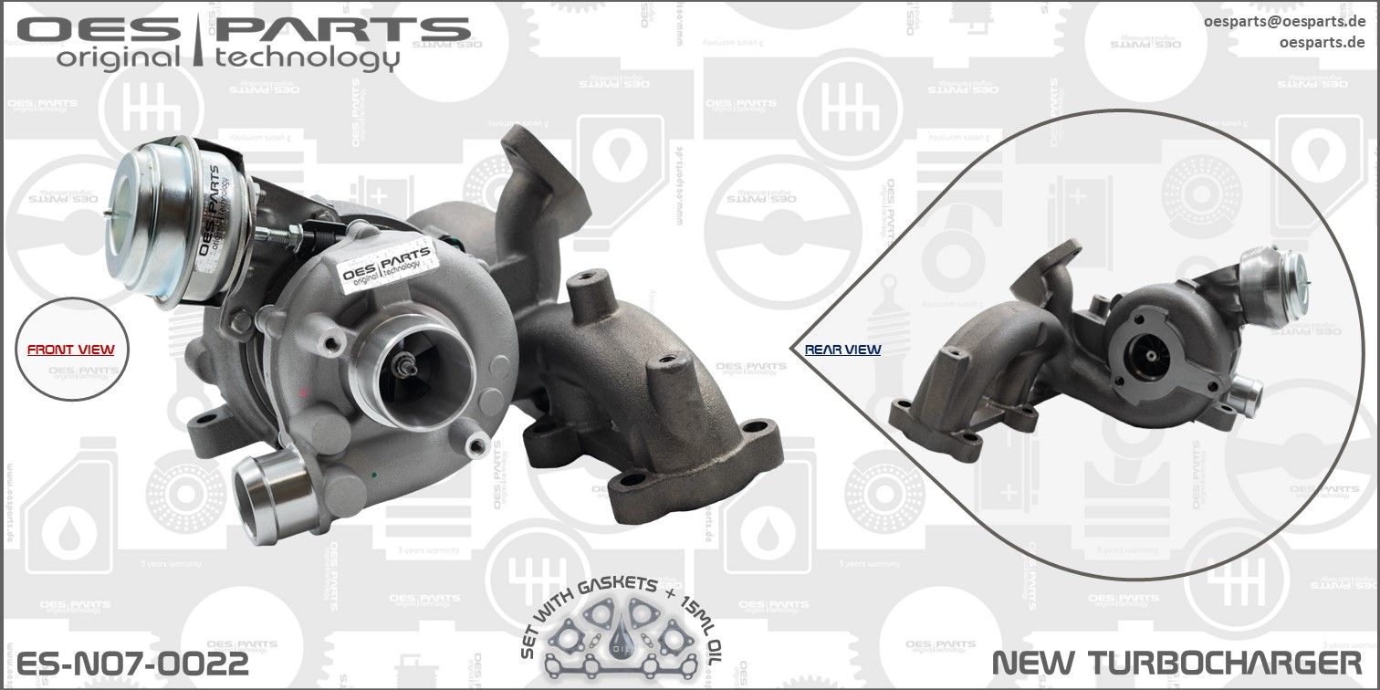 OES PARTS ES-N07-0022 - Lader, Aufladung