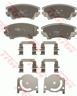 TRW DISC BRAKE PADS - TecDoc 2