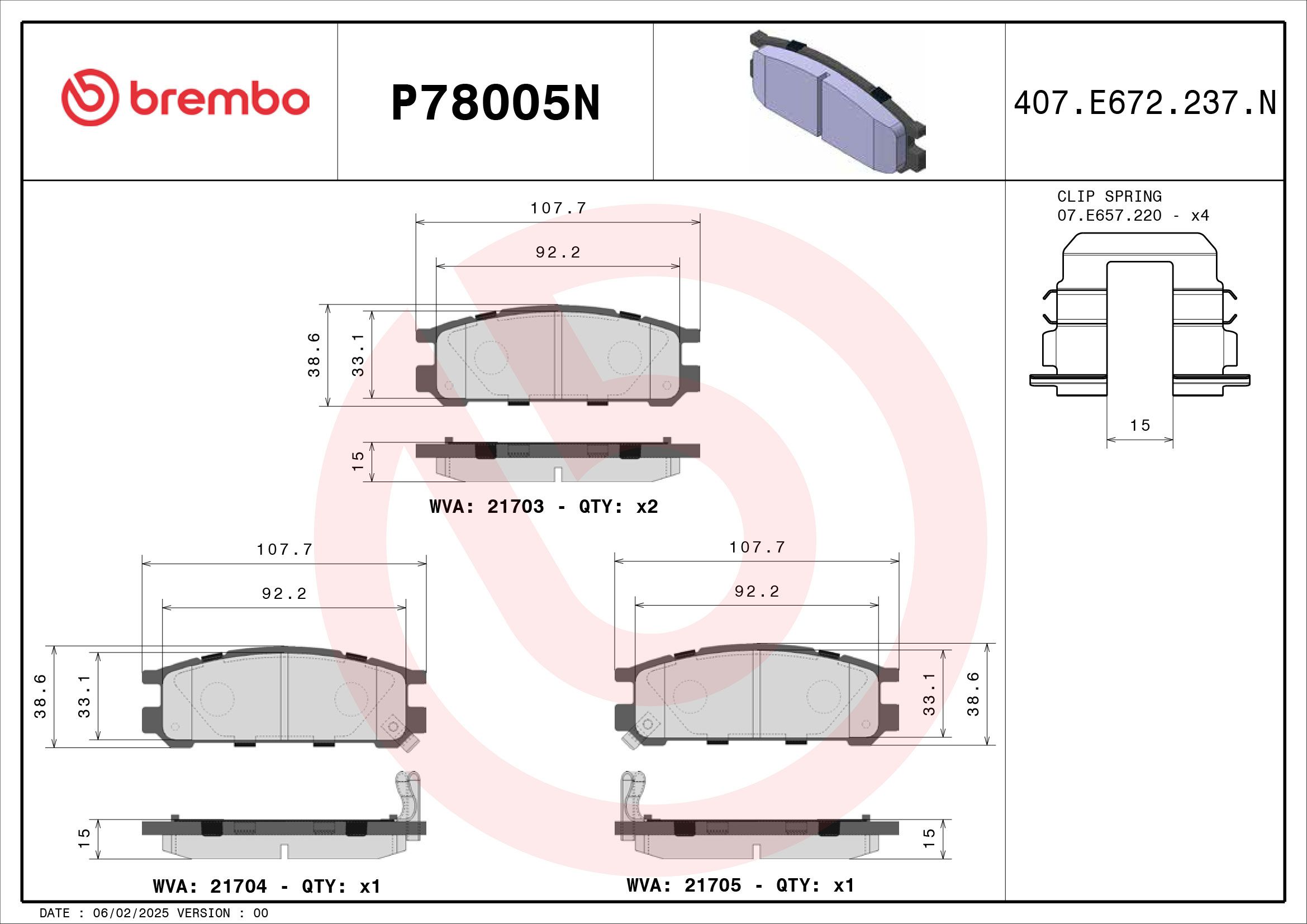 SUBARU IMPREZA GC 93-98 (RR) - TecDoc 1