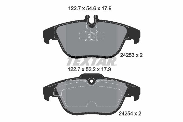 Brake Pad Set, disc brake 2425301