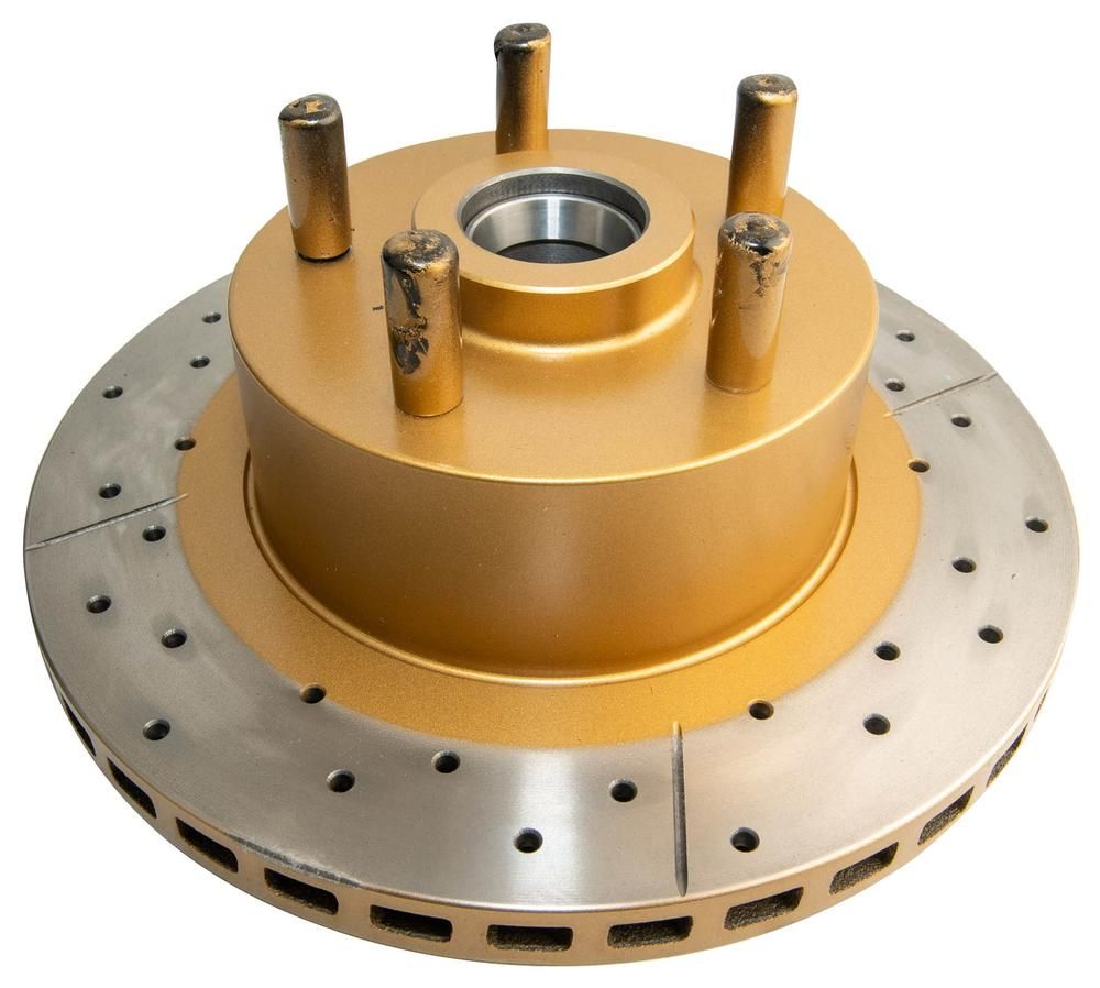 Street Gold Cross-drilled/slotted [ Holden 86-92 VL-VP 290mm F ] HUB TYPE - TecDoc 1