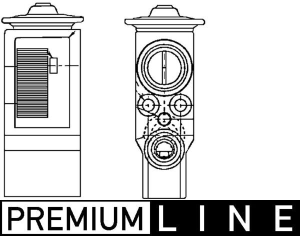 MAHLE AVE 55 000P - Expansionsventil, Klimaanlage