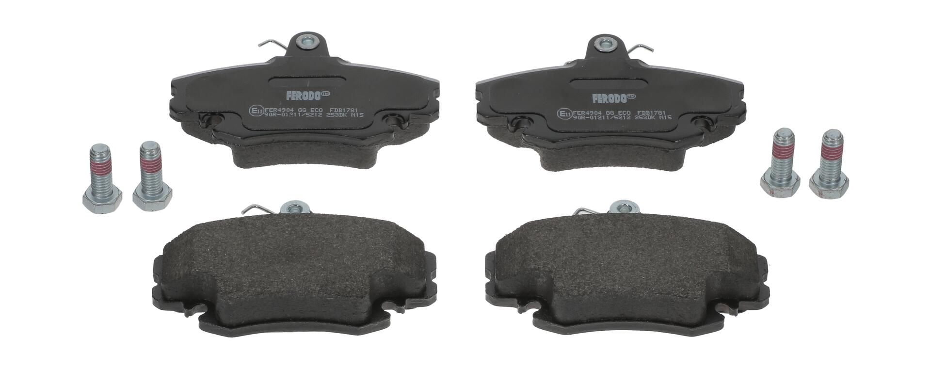 FERODO FDB1781 - Bremsbelagsatz, Scheibenbremse PREMIER