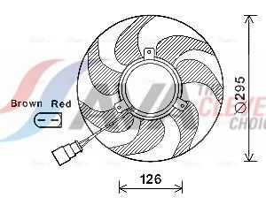 AVA QUALITY COOLING VN7535 - L&uuml;fter, Motork&uuml;hlung