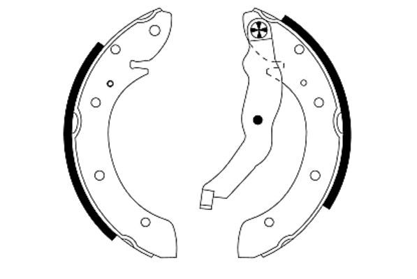 Brake Shoe Set 91050000