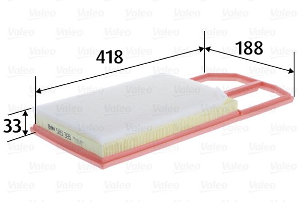 VALEO 585395 - Luftfilter