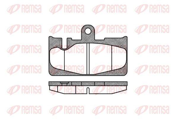 Brake Pad Set, disc brake 0889.00