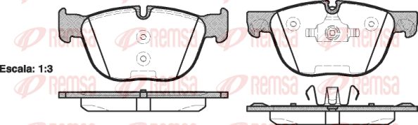 Premium Premium Front Brake Pad Set Premium Premium Front Brake Pad Set