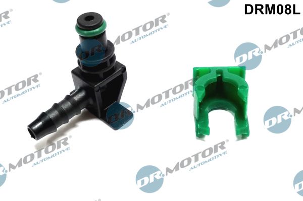 Dr.Motor Automotive DRM08L Hose Connector, fuel hose