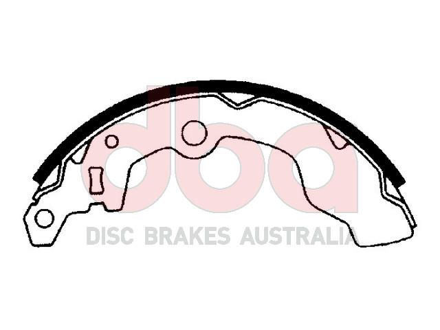 Street Series Brake Shoes [Suzuki Alto 180mm] - TecDoc Only