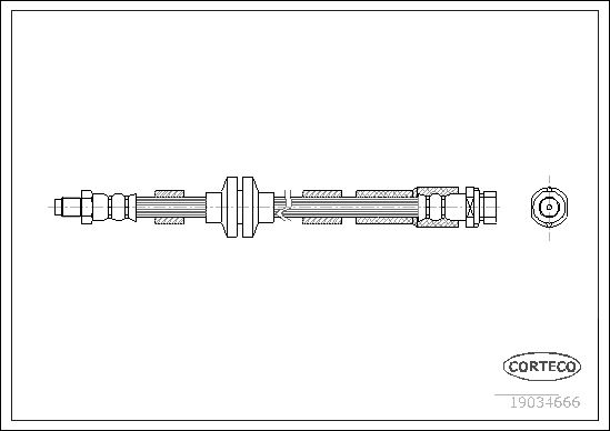 Brake Hose 19034666