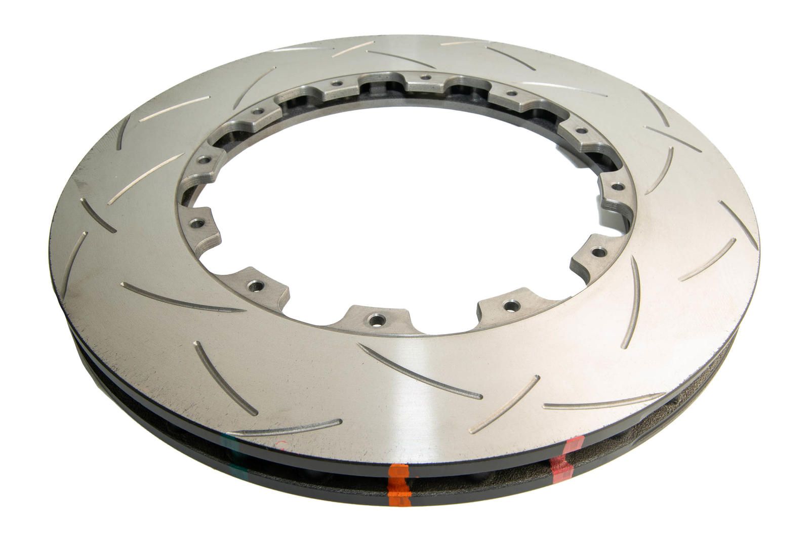 5000 Rotor OE Stagger Slot Left  372mm x 28mm KP [ AP Replacement HSV VF GTS Yellow Caliper 06-15  R ] with NAS Nuts - TecDoc 1