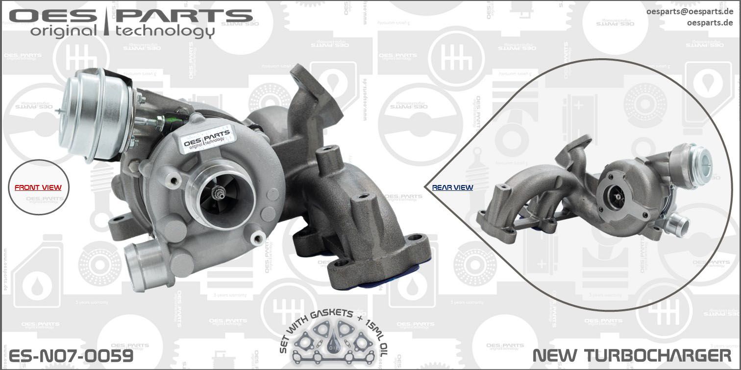 OES PARTS ES-N07-0059 - Lader, Aufladung