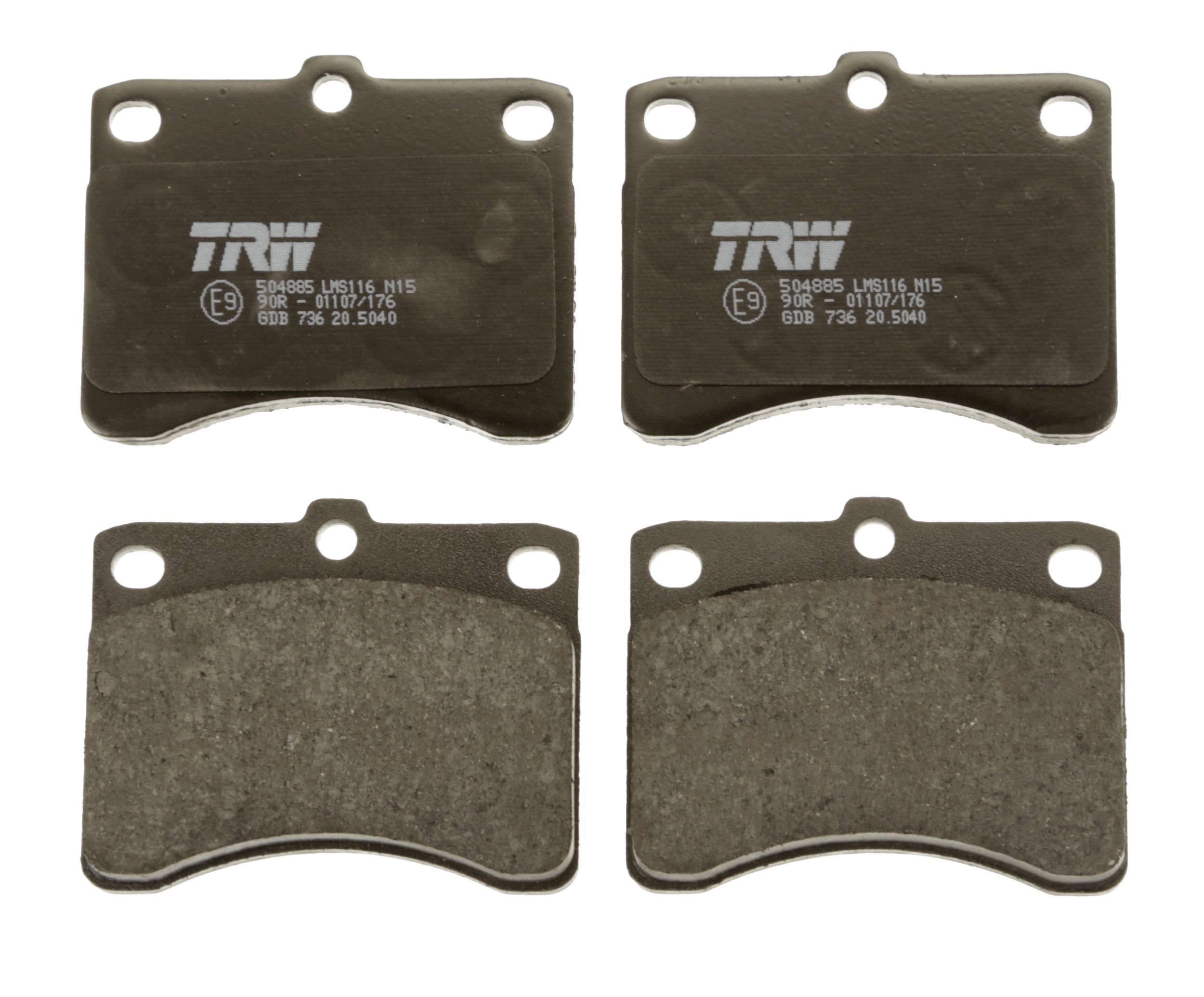 TRW DISC BRAKE PADS - TecDoc 2