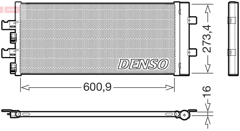 DCN05111 DENSO kondenzátor, klíma