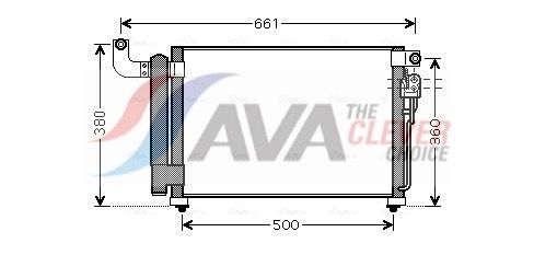 KA5082D AVA QUALITY COOLING ** CLEVER FIT ** kondenzátor, klíma