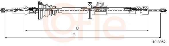 COFLE 10.8062 - Seilzug, Feststellbremse