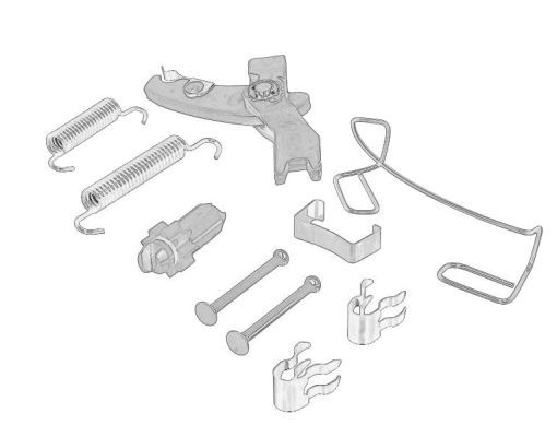 SBP 12-IV022 - Zubehörsatz, Bremsbacken