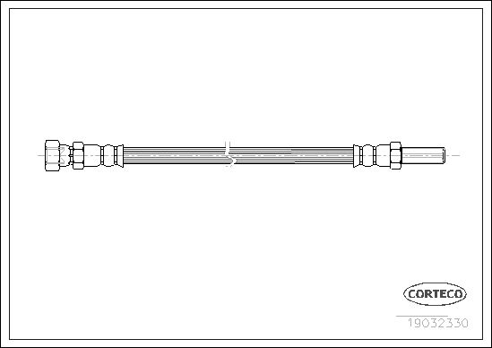 FLEXIBLE DE FREIN FORD  0705