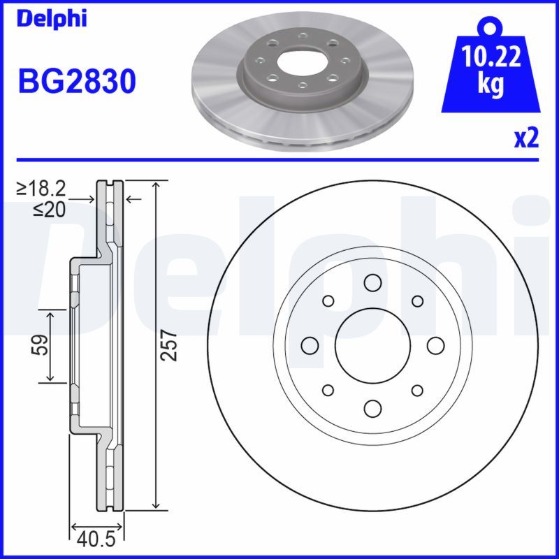 Brake Disc BG2830