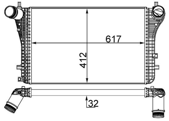 MAHLE CI 207 000S - Ladeluftk&uuml;hler