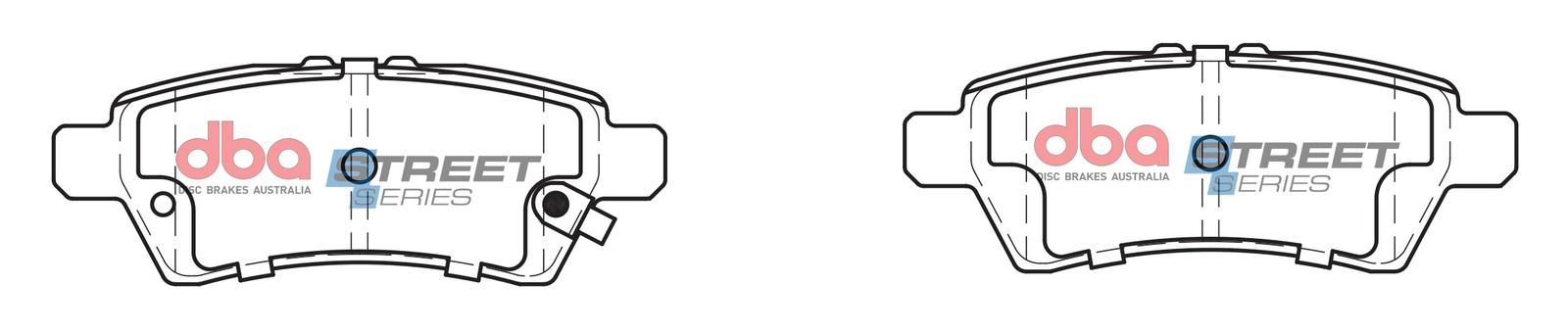 DBA SS STREET SERIES BRAKE PADS [ Nissan Navara & Pathfinder 2005-2014 R ] - TecDoc Only