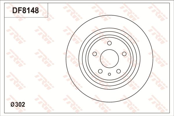TRW BRAKE DISC - TecDoc Only