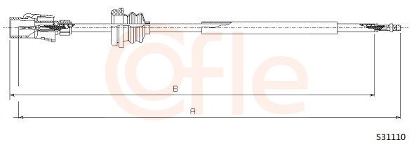 COFLE S31110 - Tachowelle