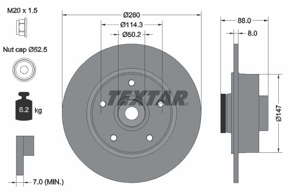 Brake Disc 92196000